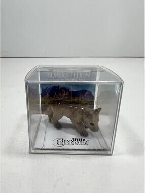 Little Critterz Wolf Cub “Mohawk” Figurine Porcelain